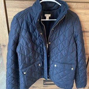 {EUC} J. Crew Factory Quilted Puffer Jacket